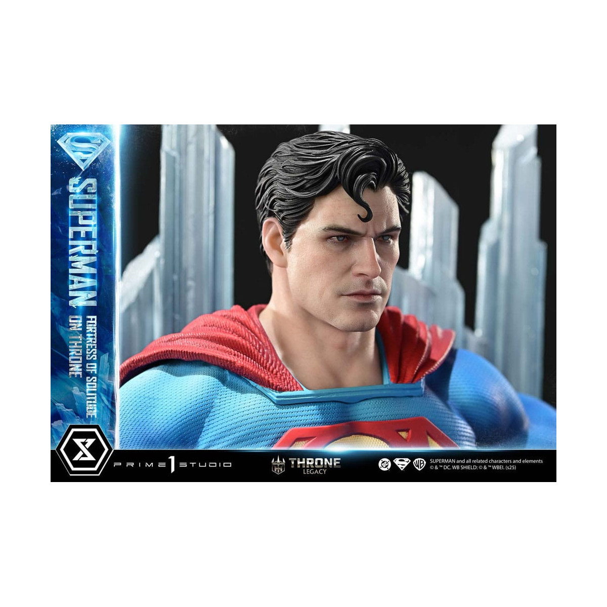 Prime 1 Studio DC Comics Throne Legacy Collection - Superman Festung der Einsamkeit auf Thron (Design von Gabriele Dell'Otto) 1/