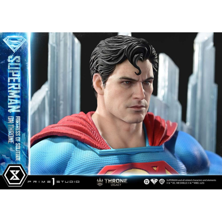 Prime 1 Studio DC Comics Throne Legacy Collection - Superman Festung der Einsamkeit auf Thron (Design von Gabriele Dell'Otto) 1/