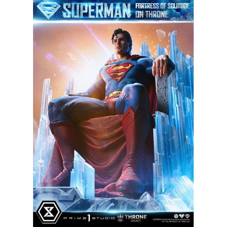 Prime 1 Studio DC Comics Throne Legacy Collection - Superman Festung der Einsamkeit auf Thron (Design von Gabriele Dell'Otto) 1/