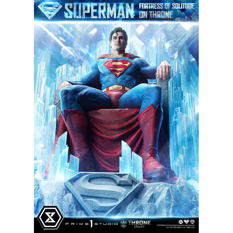 Prime 1 Studio DC Comics Throne Legacy Collection - Superman Festung der Einsamkeit auf Thron (Design von Gabriele Dell'Otto) 1/