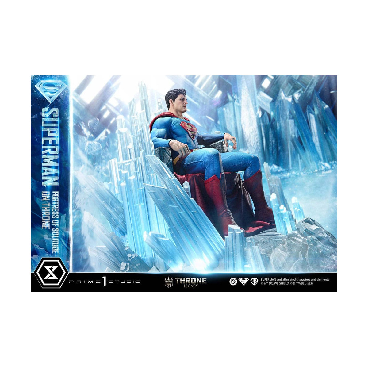 Prime 1 Studio DC Comics Throne Legacy Collection - Superman Festung der Einsamkeit auf Thron (Design von Gabriele Dell'Otto) 1/