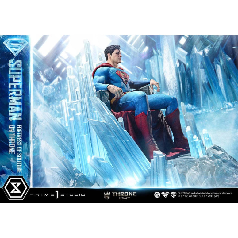 Prime 1 Studio DC Comics Throne Legacy Collection - Superman Festung der Einsamkeit auf Thron (Design von Gabriele Dell'Otto) 1/