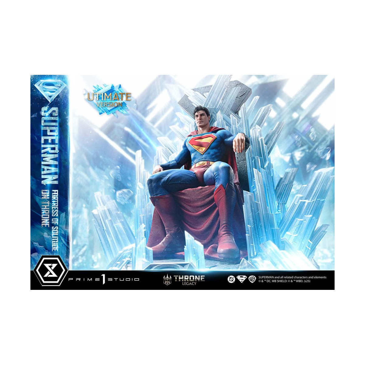Prime 1 Studio DC Comics Thron Vermächtnis Sammlung - Superman Festung der Einsamkeit auf Thron Ultimative Version