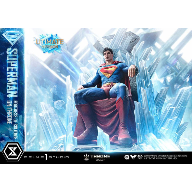 Prime 1 Studio DC Comics Thron Vermächtnis Sammlung - Superman Festung der Einsamkeit auf Thron Ultimative Version
