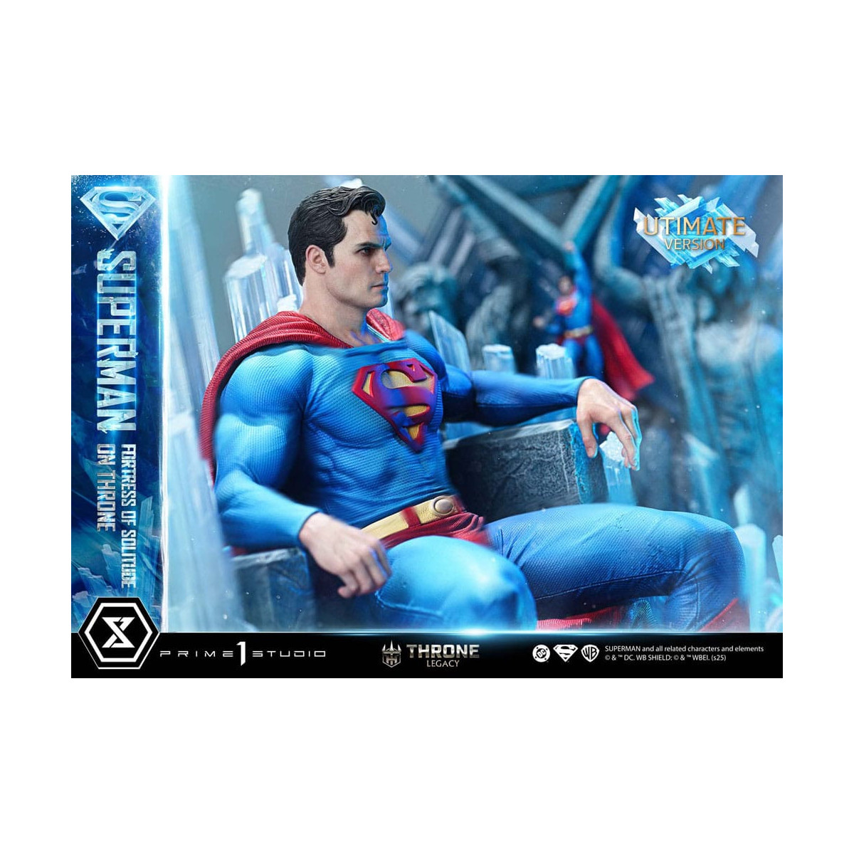 Prime 1 Studio DC Comics Thron Vermächtnis Sammlung - Superman Festung der Einsamkeit auf Thron Ultimative Version