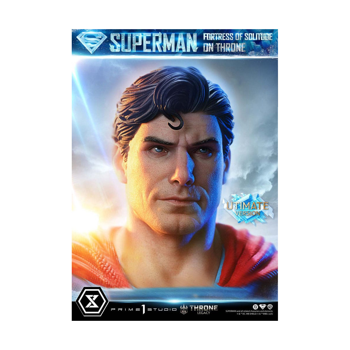 Prime 1 Studio DC Comics Thron Vermächtnis Sammlung - Superman Festung der Einsamkeit auf Thron Ultimative Version