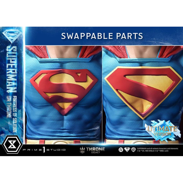 Prime 1 Studio DC Comics Thron Vermächtnis Sammlung - Superman Festung der Einsamkeit auf Thron Ultimative Version