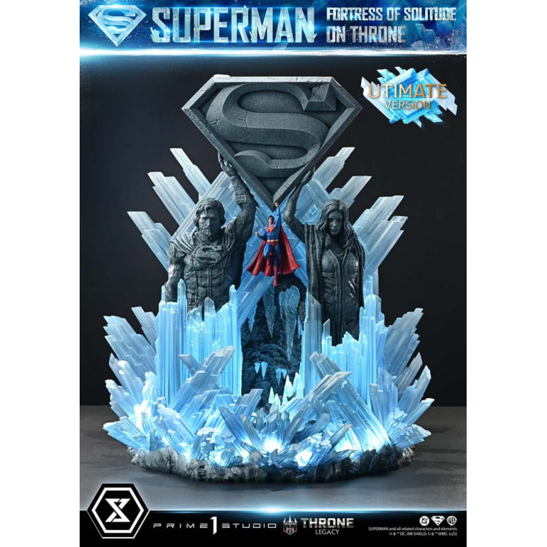 Prime 1 Studio DC Comics Thron Vermächtnis Sammlung - Superman Festung der Einsamkeit auf Thron Ultimative Version