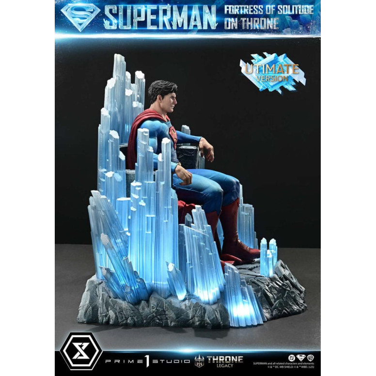 Prime 1 Studio DC Comics Throne Legacy Collection - Superman Festung der Einsamkeit auf dem Thron Ultimate Bonus Version