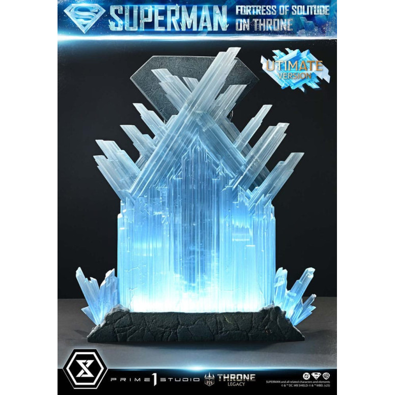 Prime 1 Studio DC Comics Throne Legacy Collection - Superman Festung der Einsamkeit auf dem Thron Ultimate Bonus Version