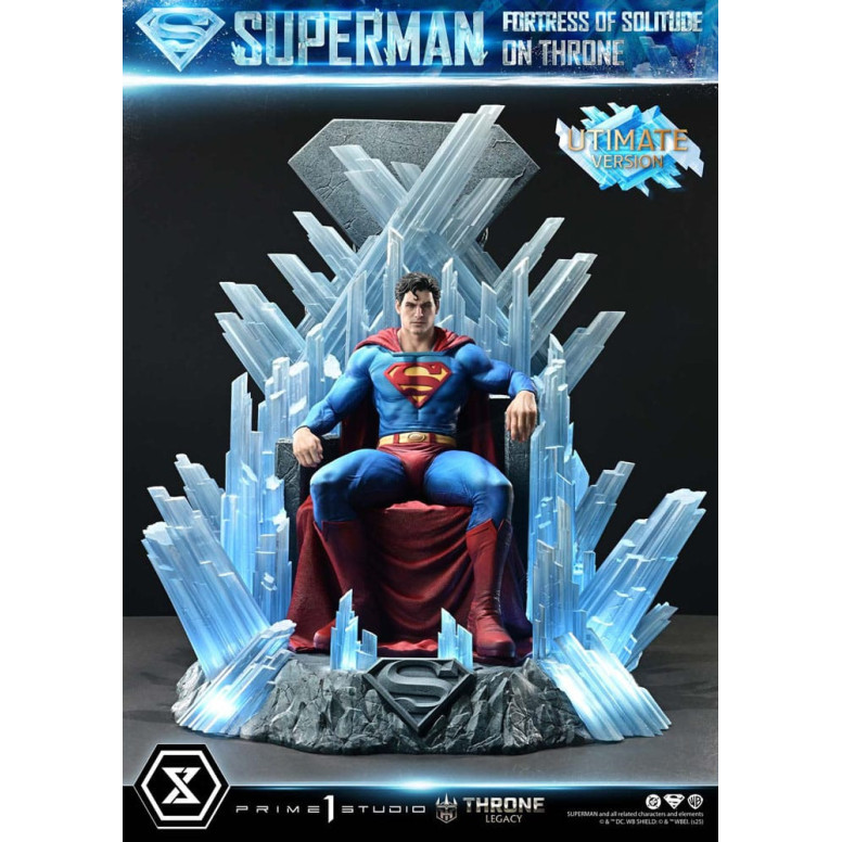Prime 1 Studio DC Comics Throne Legacy Collection - Superman Festung der Einsamkeit auf dem Thron Ultimate Bonus Version