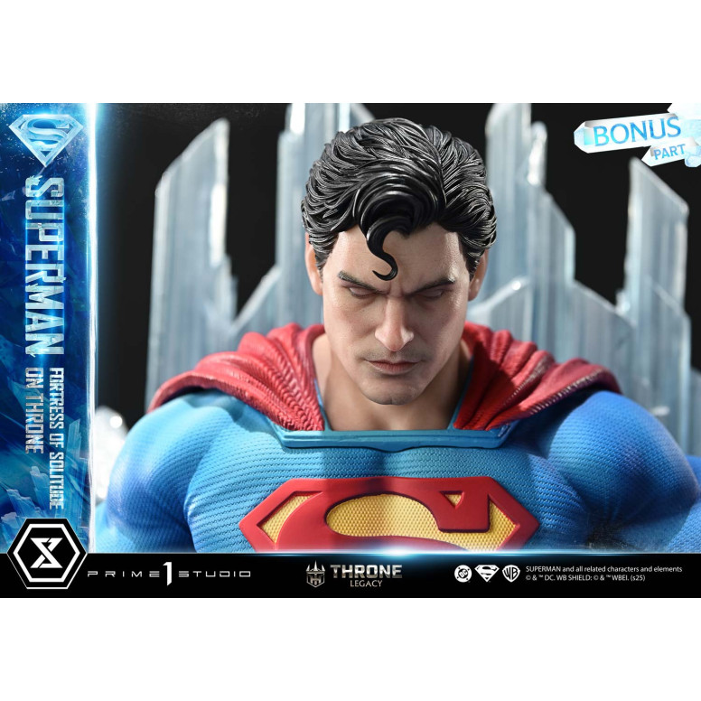 Prime 1 Studio DC Comics Throne Legacy Collection - Superman Festung der Einsamkeit auf dem Thron Ultimate Bonus Version