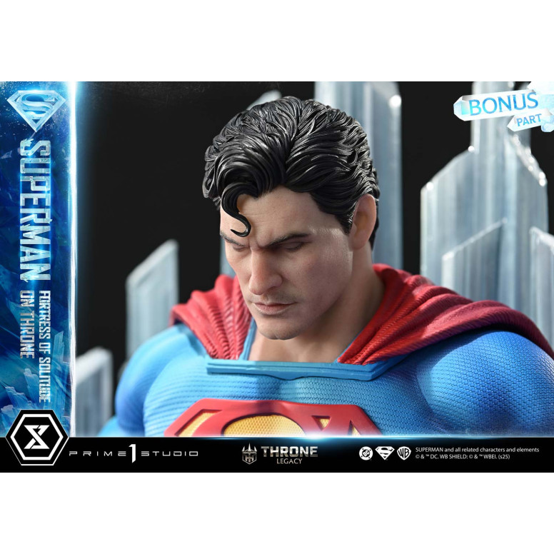 Prime 1 Studio DC Comics Throne Legacy Collection - Superman Festung der Einsamkeit auf dem Thron Ultimate Bonus Version