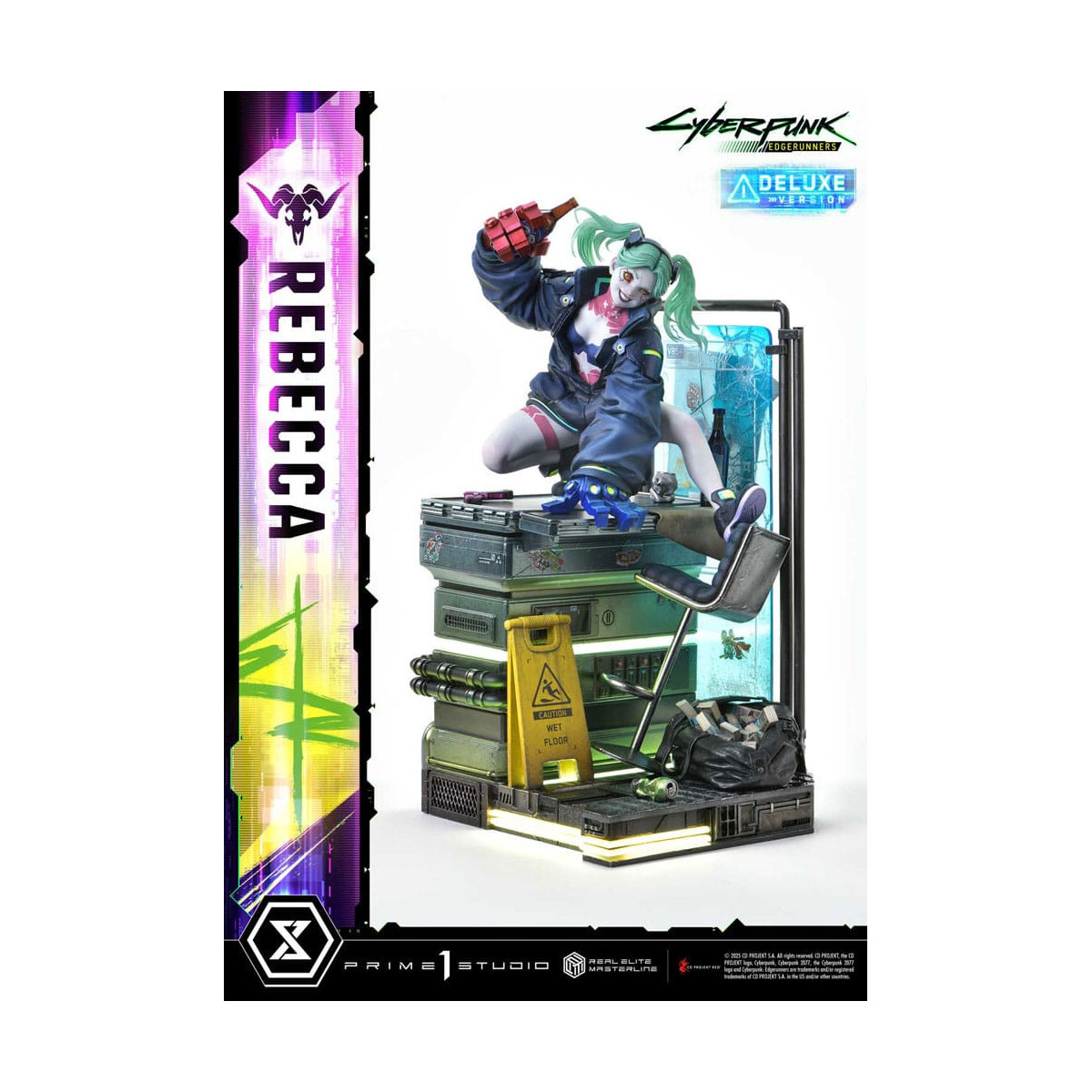 Prime 1 Studio - Cyberpunk: Edgerunners - Rebecca Deluxe Bonus Version Real Elite Masterline Serie 1/4