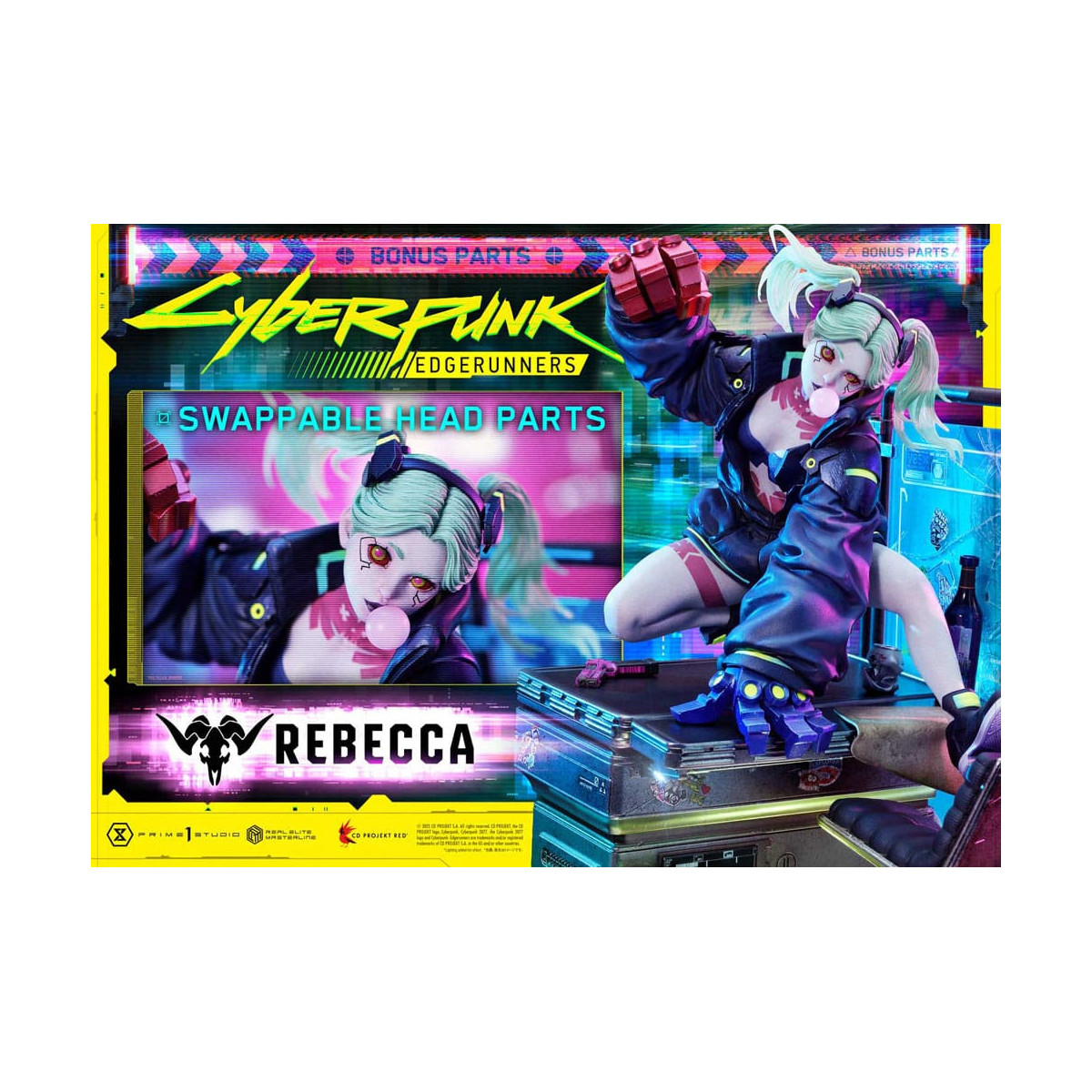 Prime 1 Studio - Cyberpunk: Edgerunners - Rebecca Deluxe Bonus Version Real Elite Masterline Serie 1/4