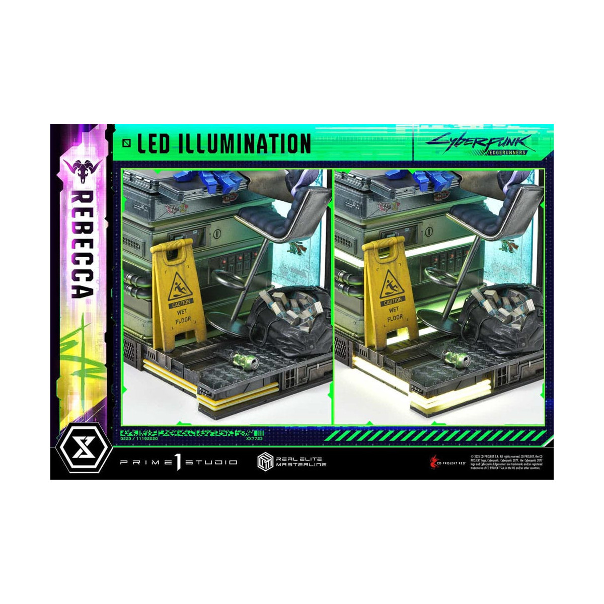 Prime 1 Studio - Cyberpunk: Edgerunners - Rebecca Deluxe Bonus Version Real Elite Masterline Serie 1/4
