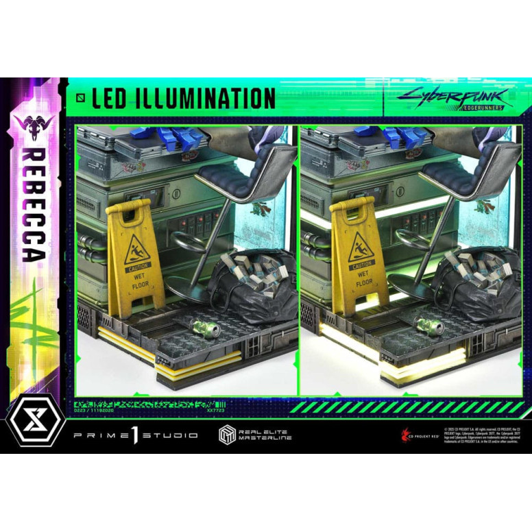 Prime 1 Studio - Cyberpunk: Edgerunners - Rebecca Deluxe Bonus Version Real Elite Masterline Serie 1/4