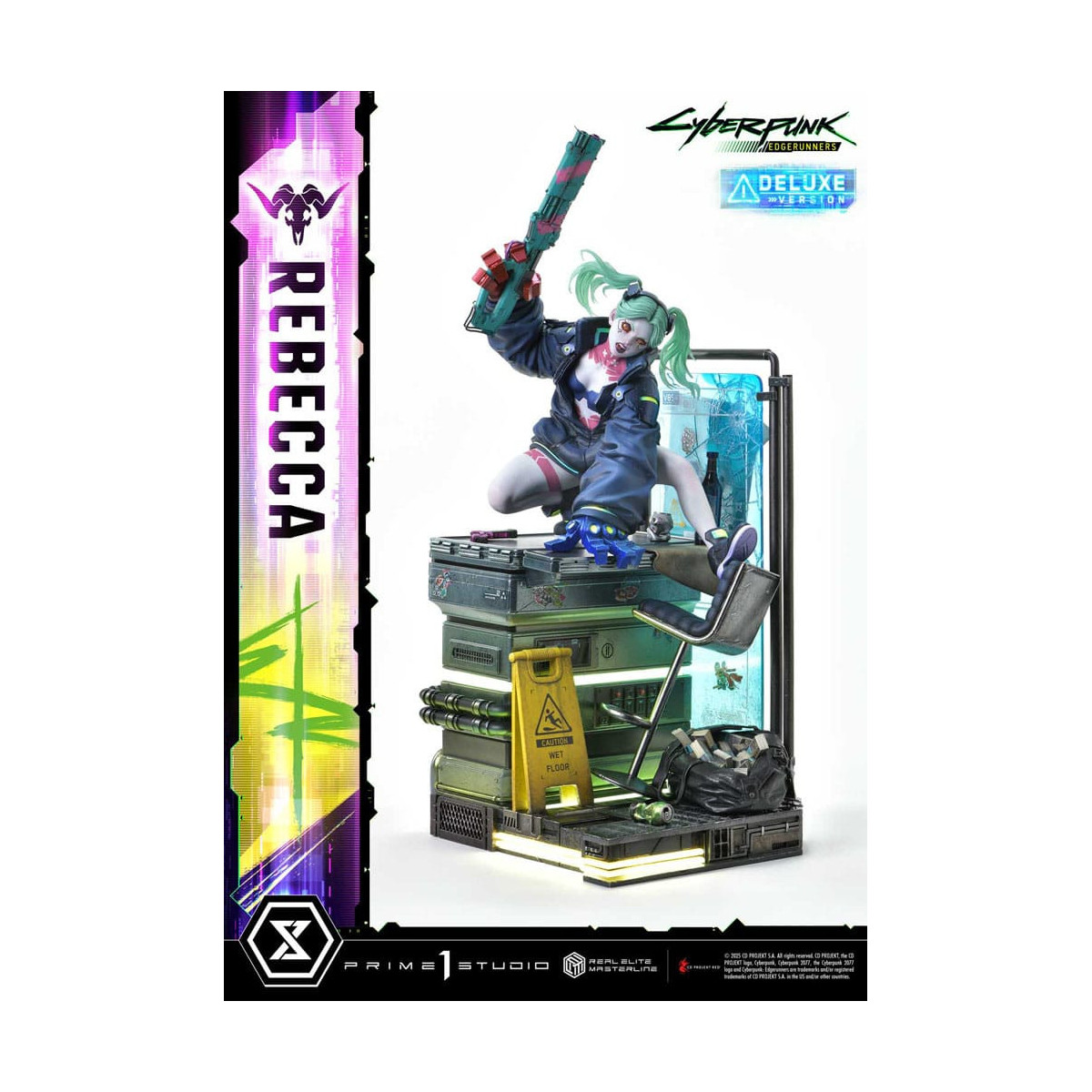 Prime 1 Studio - Cyberpunk: Edgerunners - Rebecca Deluxe Bonus Version Real Elite Masterline Serie 1/4