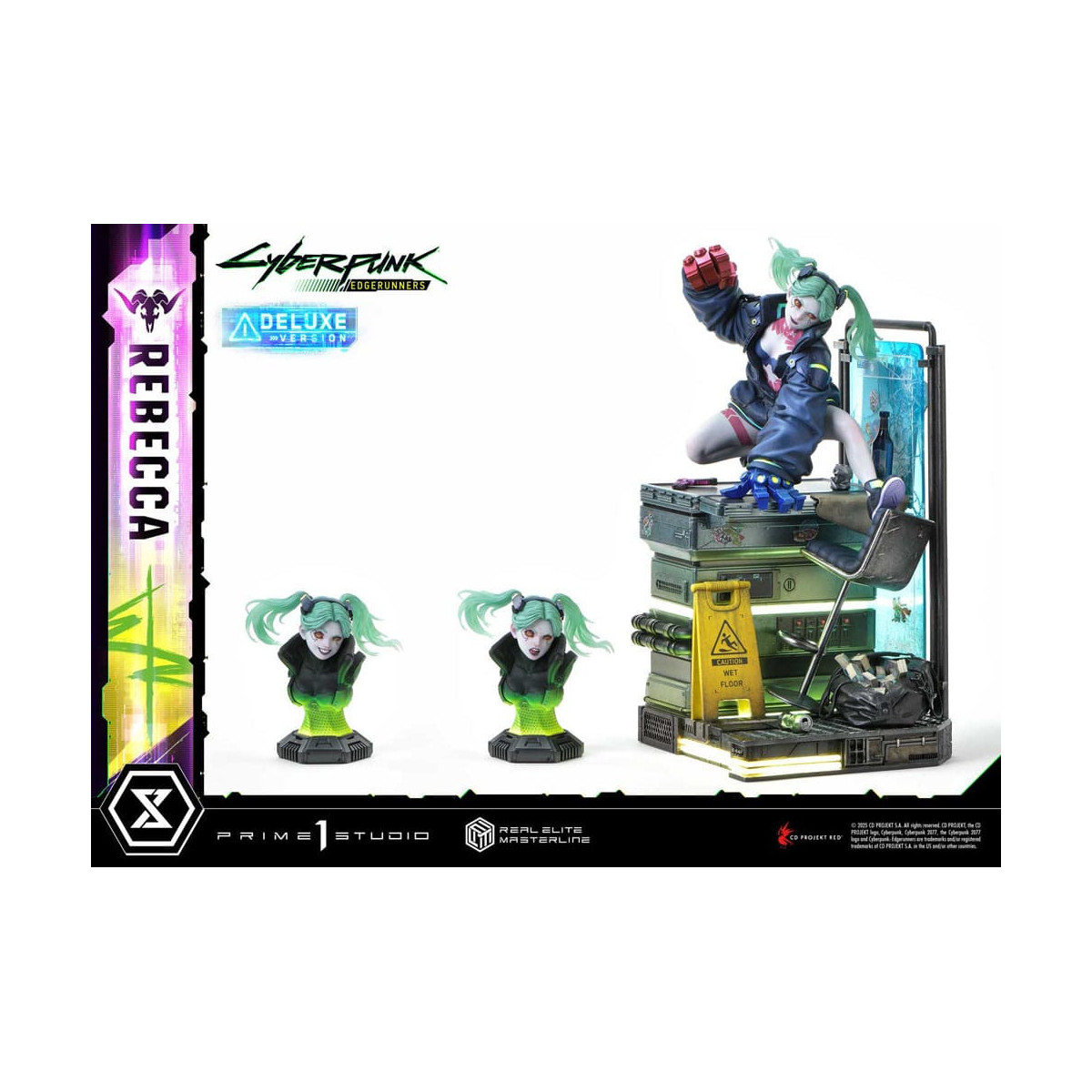 Prime 1 Studio - Cyberpunk: Edgerunners - Rebecca Deluxe Bonus Version Real Elite Masterline Serie 1/4
