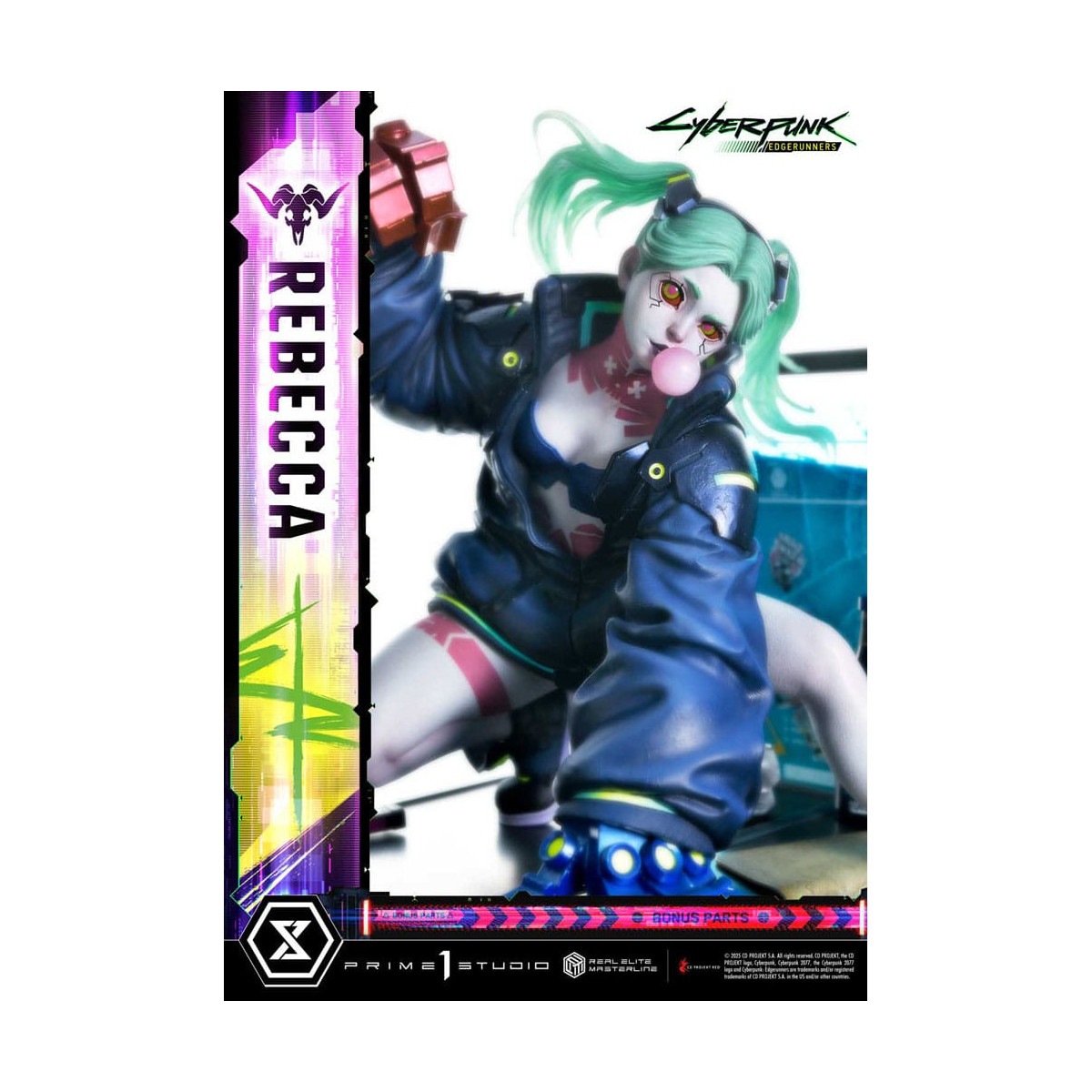 Prime 1 Studio - Cyberpunk: Edgerunners - Rebecca Deluxe Bonus Version Real Elite Masterline Serie 1/4