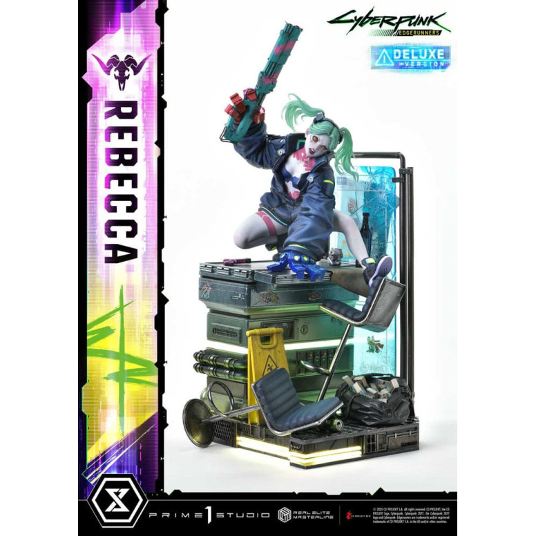 Prime 1 Studio - Cyberpunk: Edgerunners - Rebecca Deluxe Bonus Version Real Elite Masterline Serie 1/4