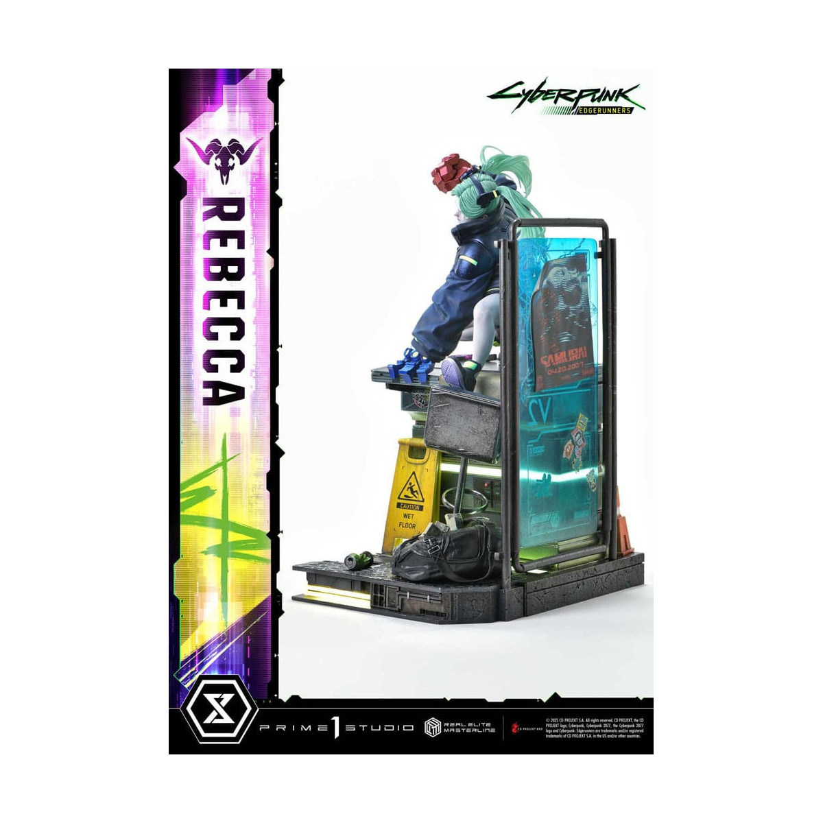Prime 1 Studio - Cyberpunk: Edgerunners - Rebecca Deluxe Bonus Version Real Elite Masterline Serie 1/4