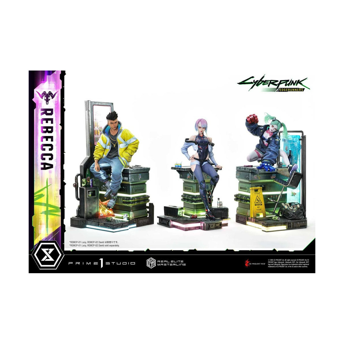 Prime 1 Studio - Cyberpunk: Edgerunners - Rebecca Deluxe Bonus Version Real Elite Masterline Serie 1/4
