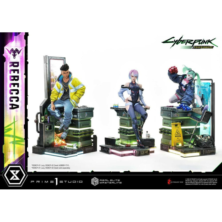 Prime 1 Studio - Cyberpunk: Edgerunners - Rebecca Deluxe Bonus Version Real Elite Masterline Serie 1/4