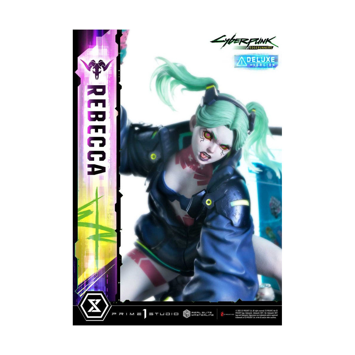 Prime 1 Studio - Cyberpunk: Edgerunners - Rebecca Deluxe Bonus Version Real Elite Masterline Serie 1/4