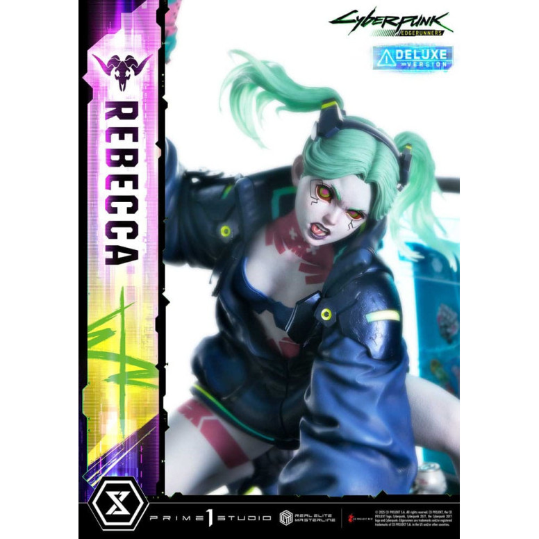 Prime 1 Studio - Cyberpunk: Edgerunners - Rebecca Deluxe Bonus Version Real Elite Masterline Serie 1/4