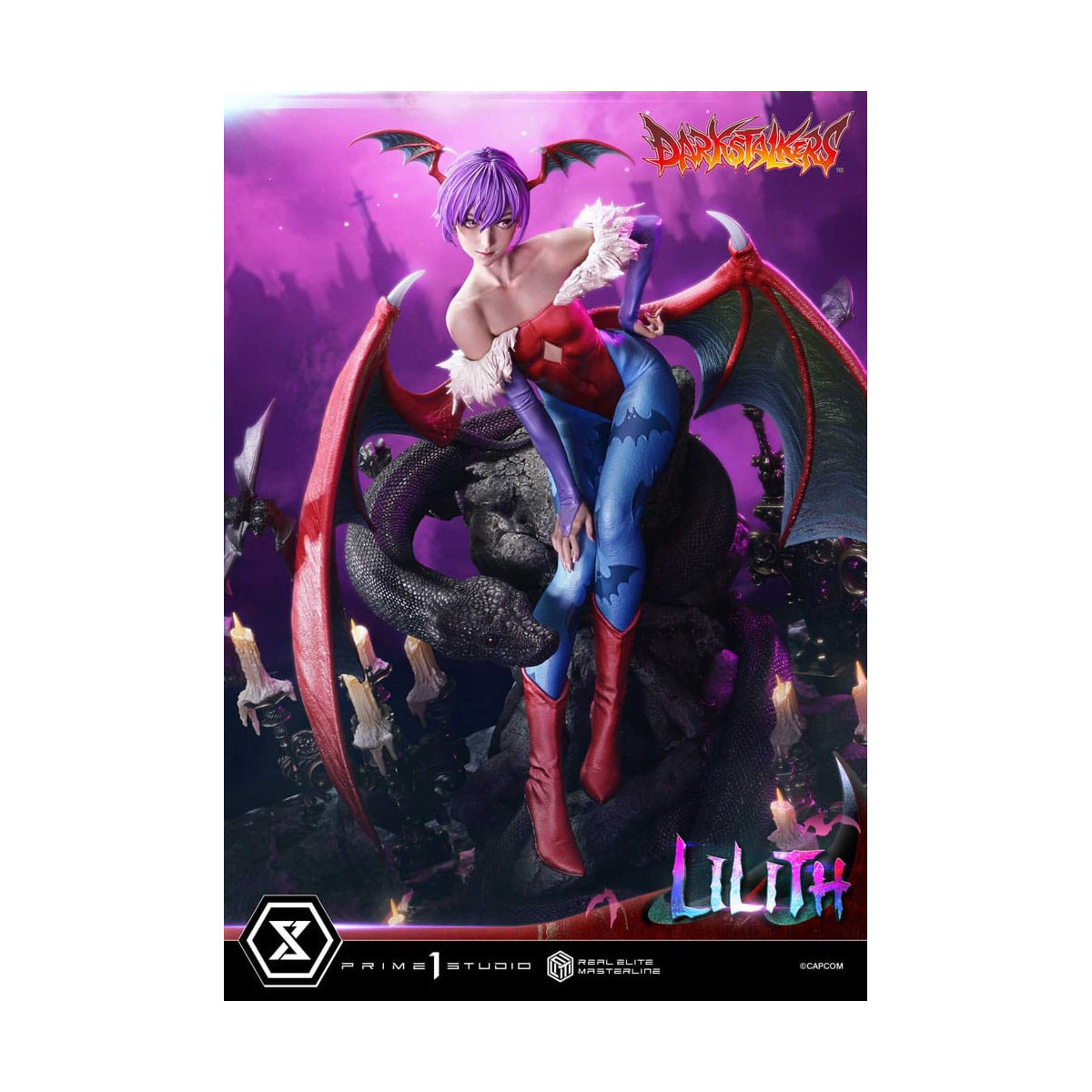 Prime 1 Studio - Darkstalkers Lilith Bonus Version Real Elite Masterline Serie 1/4