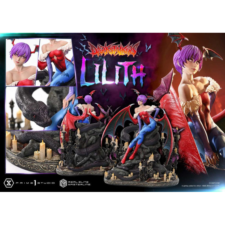 Prime 1 Studio - Darkstalkers Lilith Bonus Version Real Elite Masterline Serie 1/4
