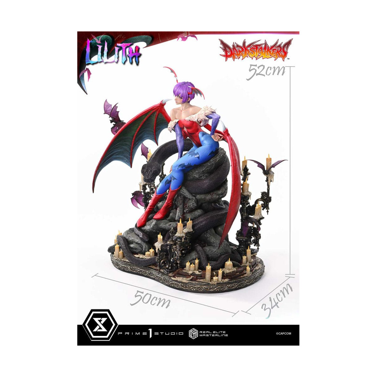 Prime 1 Studio - Darkstalkers Lilith Bonus Version Real Elite Masterline Serie 1/4