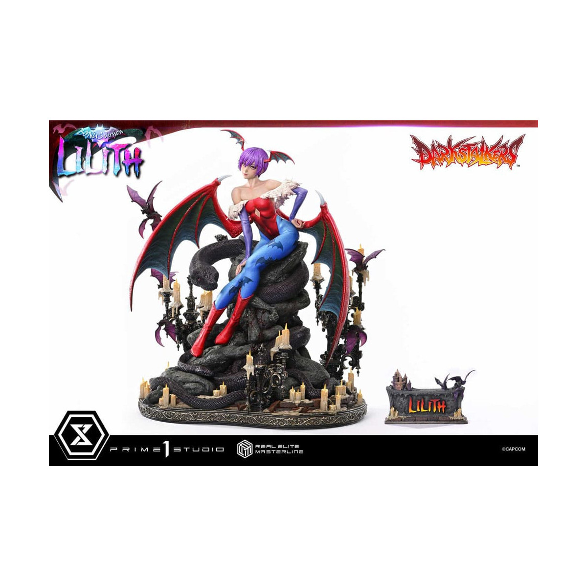 Prime 1 Studio - Darkstalkers Lilith Bonus Version Real Elite Masterline Serie 1/4
