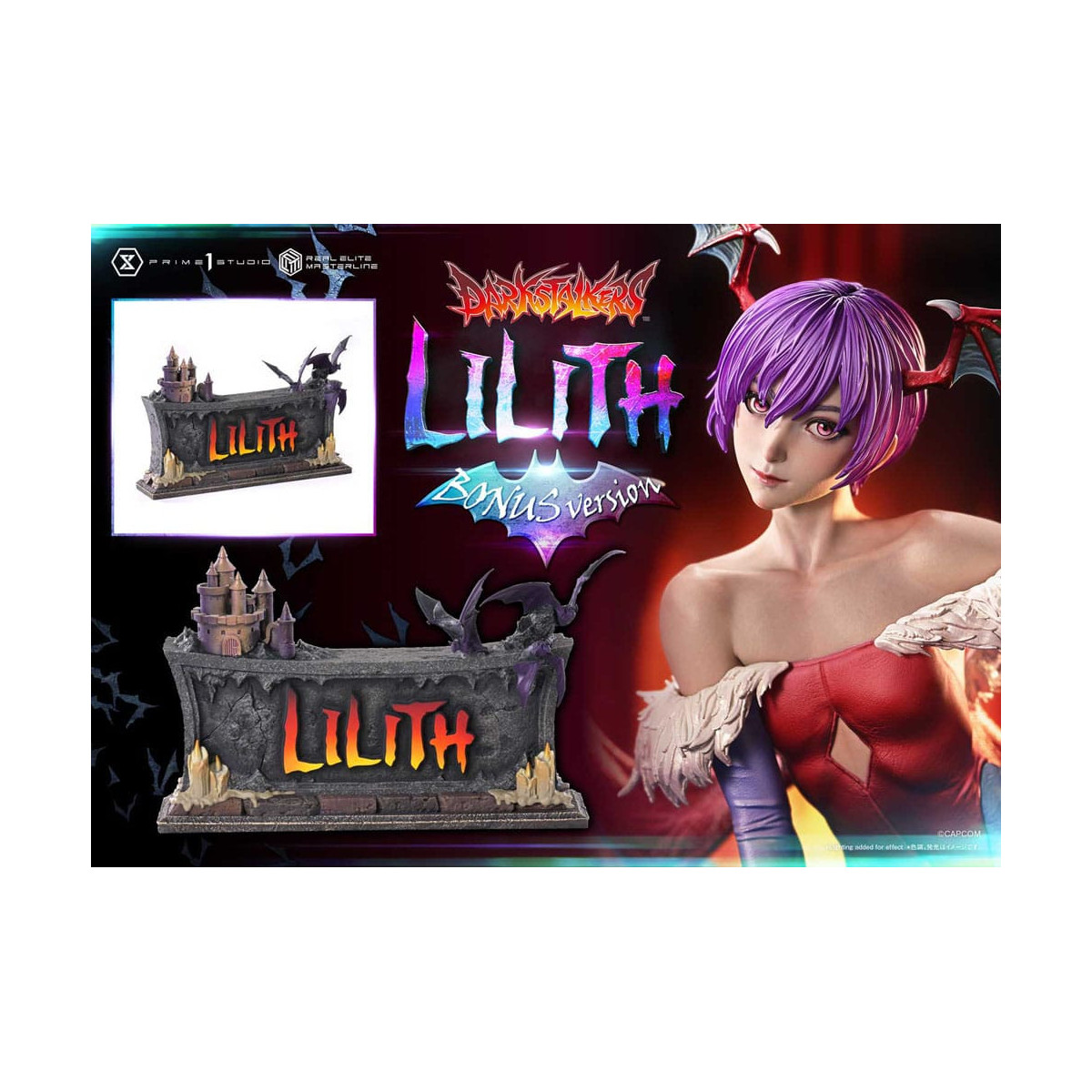Prime 1 Studio - Darkstalkers Lilith Bonus Version Real Elite Masterline Serie 1/4