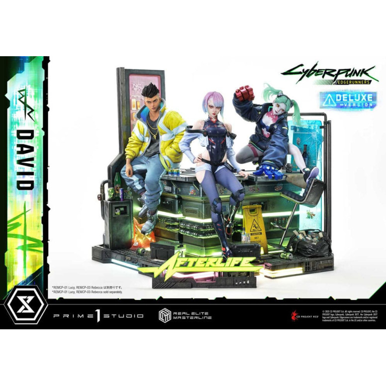 Prime 1 Studio - Cyberpunk: Edgerunners - David Deluxe Bonus Version Real Elite Masterline Serie 1/4