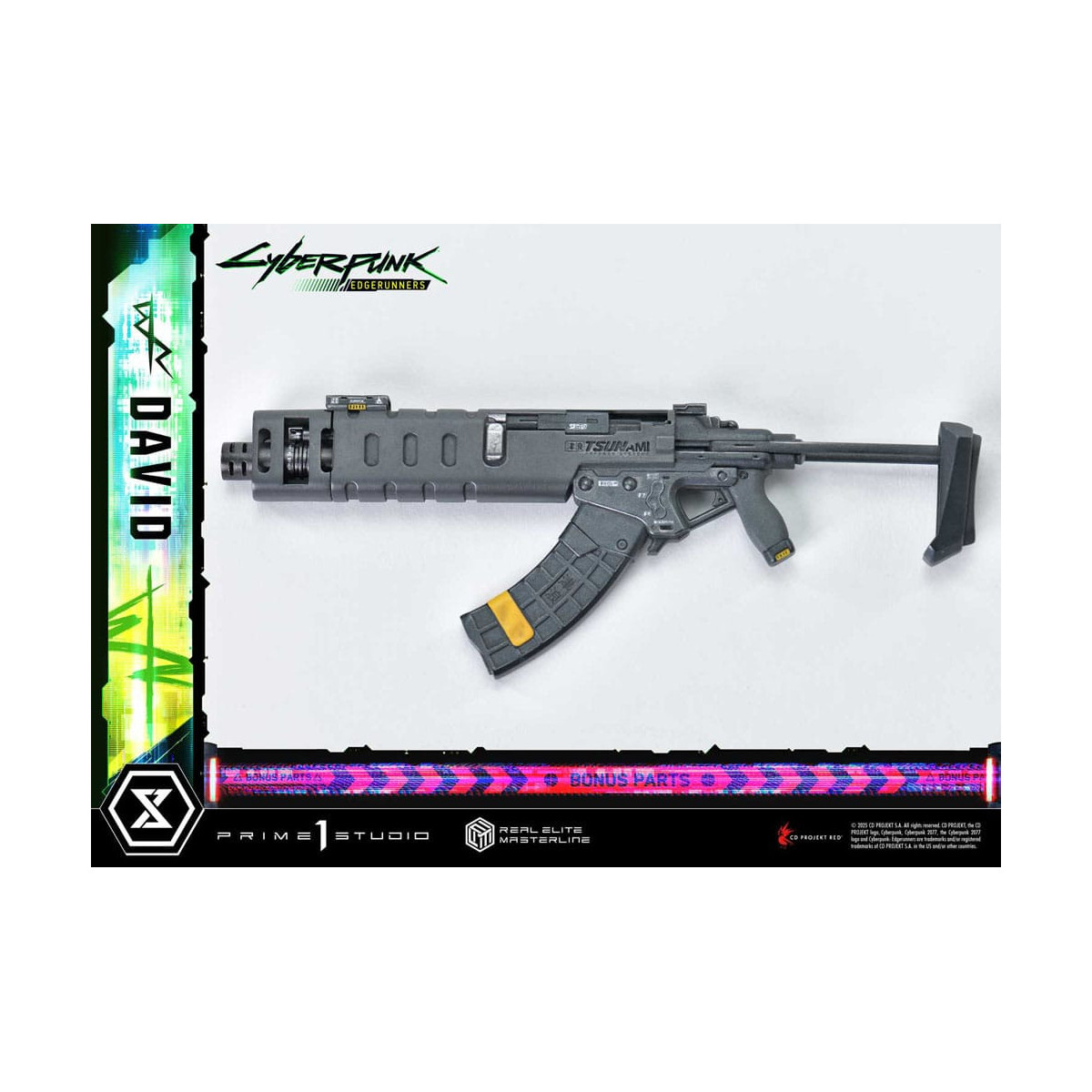 Prime 1 Studio - Cyberpunk: Edgerunners - David Deluxe Bonus Version Real Elite Masterline Serie 1/4
