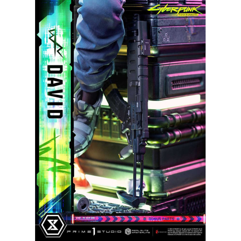 Prime 1 Studio - Cyberpunk: Edgerunners - David Deluxe Bonus Version Real Elite Masterline Serie 1/4