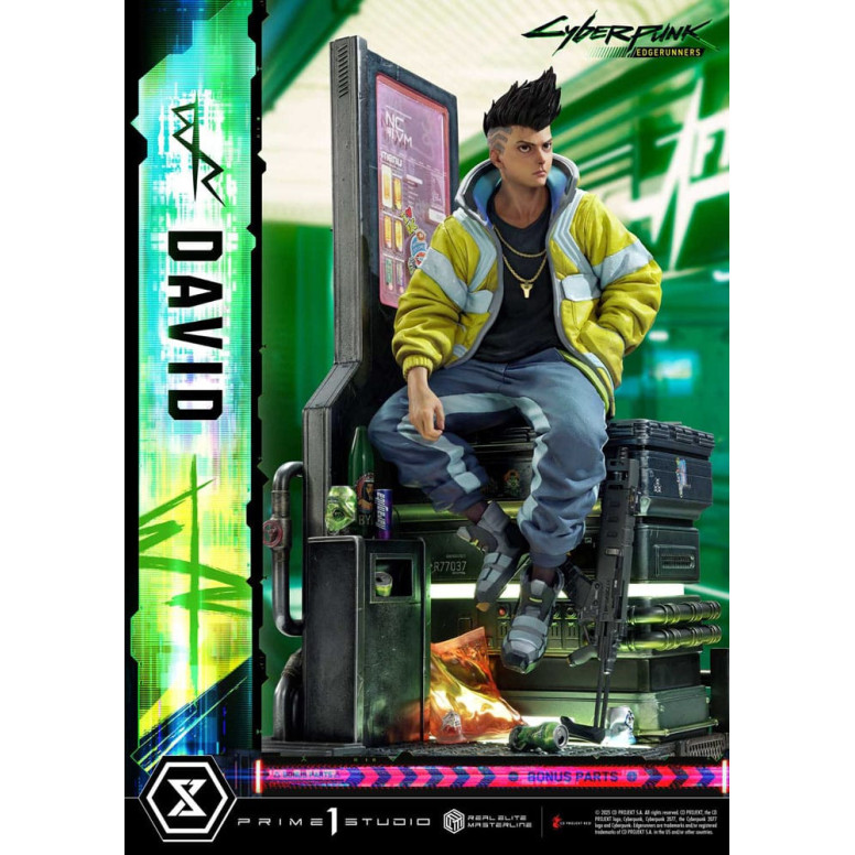 Prime 1 Studio - Cyberpunk: Edgerunners - David Deluxe Bonus Version Real Elite Masterline Serie 1/4