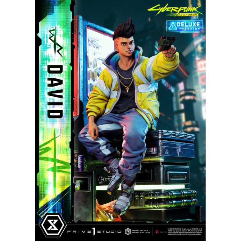 Prime 1 Studio - Cyberpunk: Edgerunners - David Deluxe Bonus Version Real Elite Masterline Serie 1/4