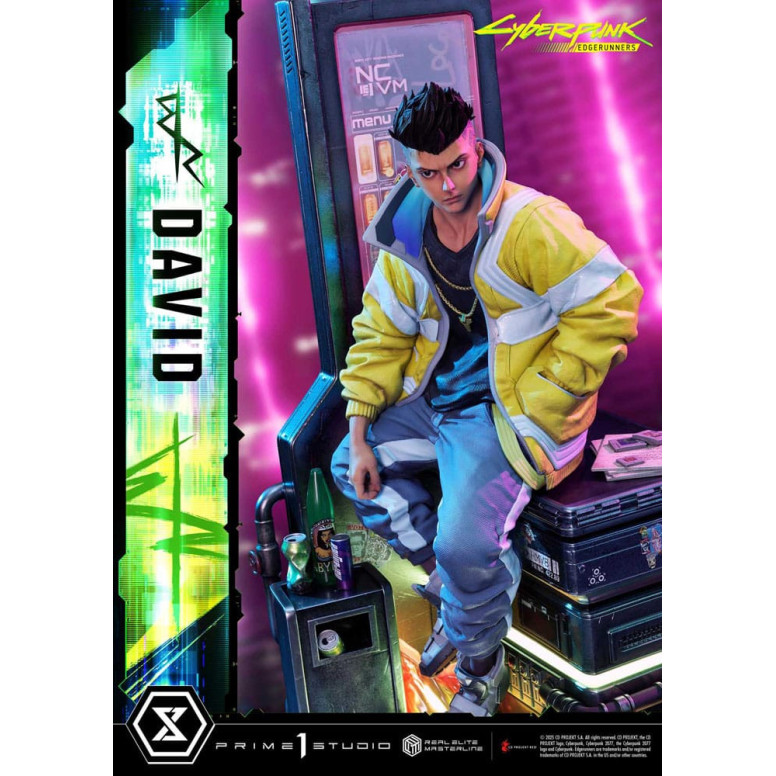 Prime 1 Studio - Cyberpunk: Edgerunners - David Deluxe Bonus Version Real Elite Masterline Serie 1/4