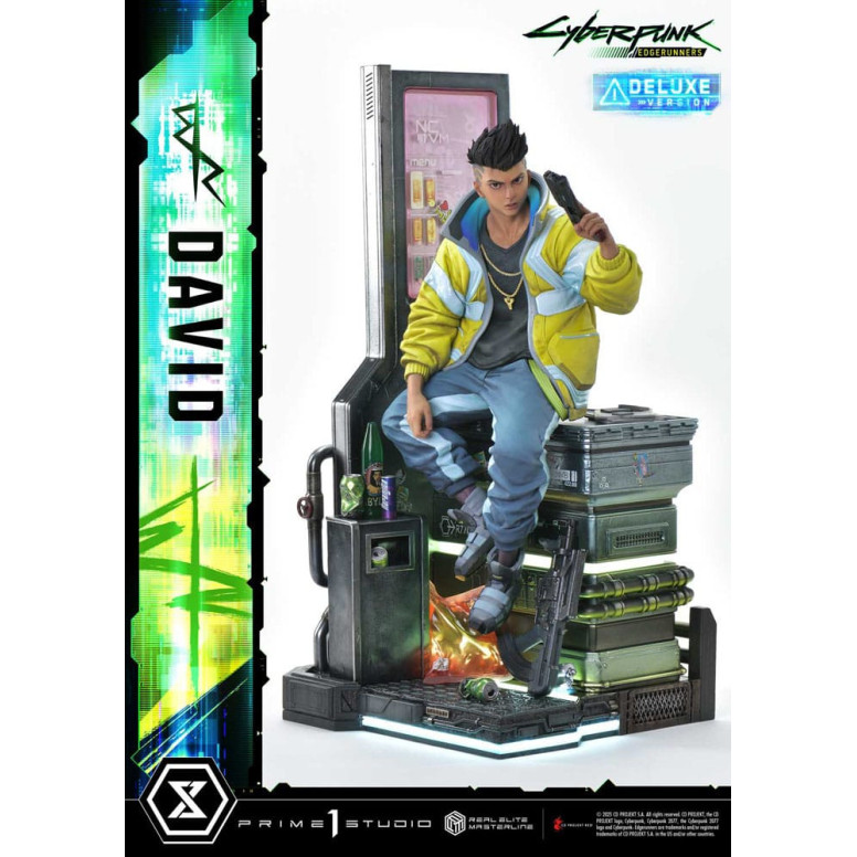 Prime 1 Studio - Cyberpunk: Edgerunners - David Deluxe Bonus Version Real Elite Masterline Serie 1/4