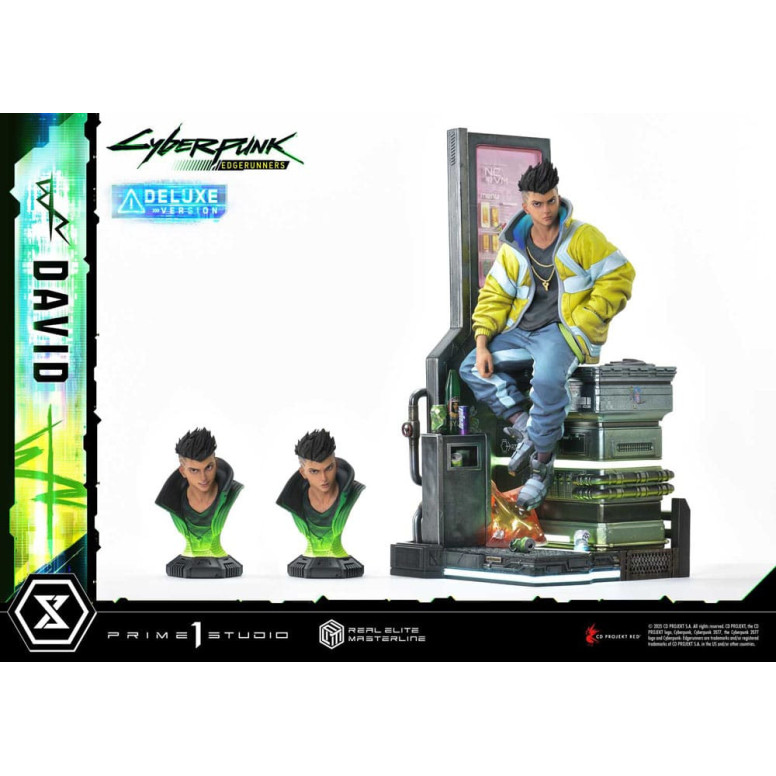Prime 1 Studio - Cyberpunk: Edgerunners - David Deluxe Bonus Version Real Elite Masterline Serie 1/4