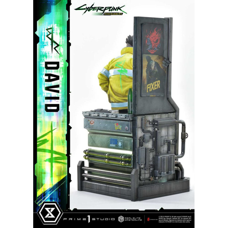 Prime 1 Studio - Cyberpunk: Edgerunners - David Deluxe Bonus Version Real Elite Masterline Serie 1/4