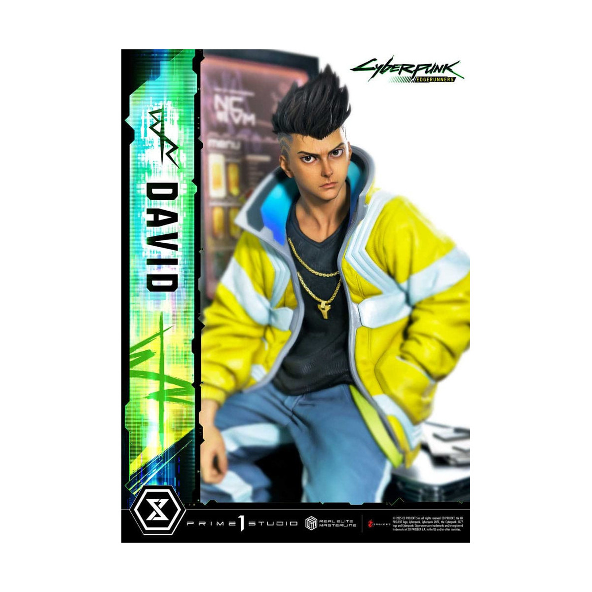 Prime 1 Studio - Cyberpunk: Edgerunners - David Deluxe Bonus Version Real Elite Masterline Serie 1/4