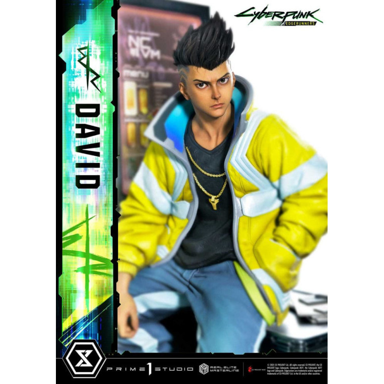 Prime 1 Studio - Cyberpunk: Edgerunners - David Deluxe Bonus Version Real Elite Masterline Serie 1/4