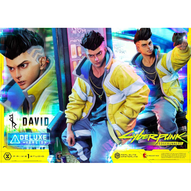 Prime 1 Studio - Cyberpunk: Edgerunners - David Deluxe Bonus Version Real Elite Masterline Serie 1/4