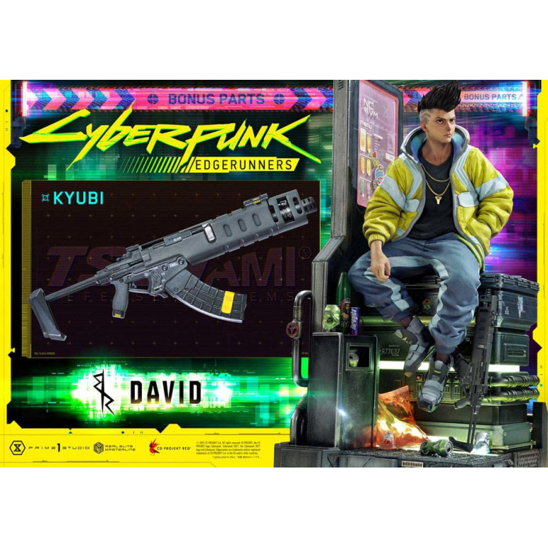 Prime 1 Studio - Cyberpunk: Edgerunners - David Deluxe Bonus Version Real Elite Masterline Serie 1/4