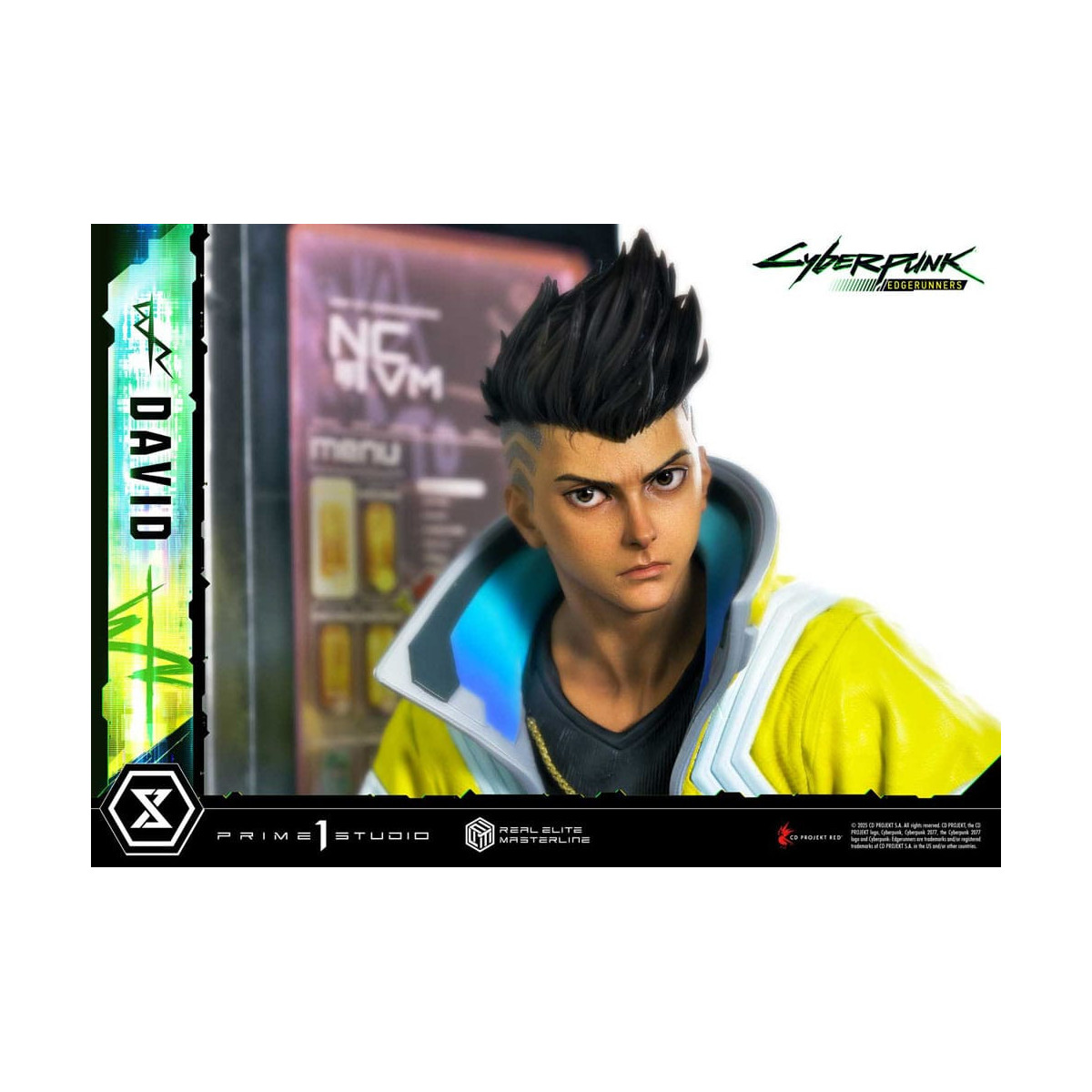 Prime 1 Studio - Cyberpunk: Edgerunners - David Deluxe Bonus Version Real Elite Masterline Serie 1/4