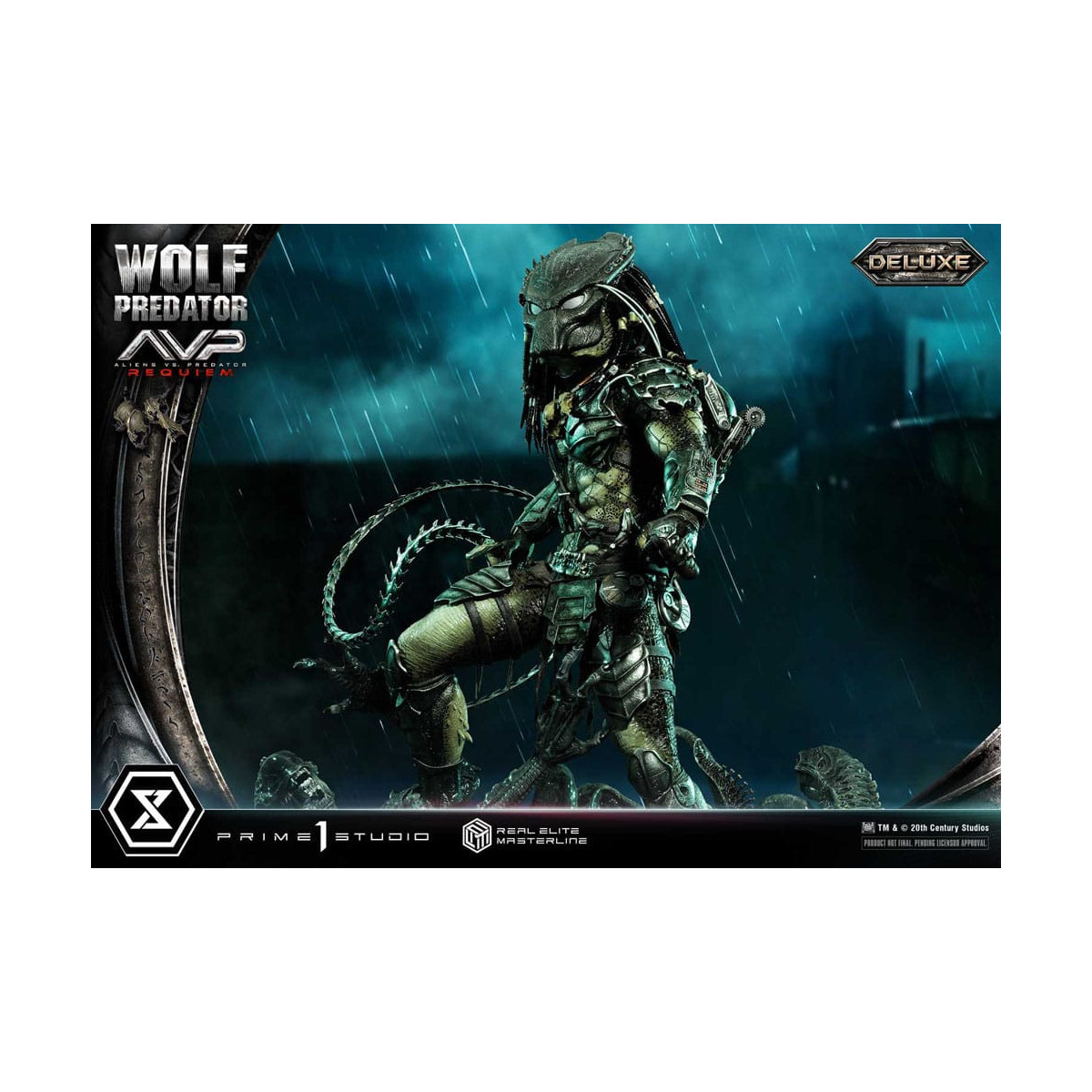 Prime 1 Studio - Alien vs. Predator Requiem - Wolf Predator Deluxe Bonus Ver. Real Elite Masterline Serie 1/3